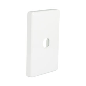 NLS 30601 | SINGLE SWITCH PLATE ONLY ‘ CLASSIC’ STYLE ‘ WHITE
