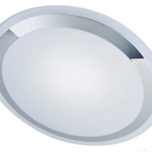 PHL5108/CR/TC  SATURN LED STEP DIMMING TRI COLOUR Oyster Ceiling Light