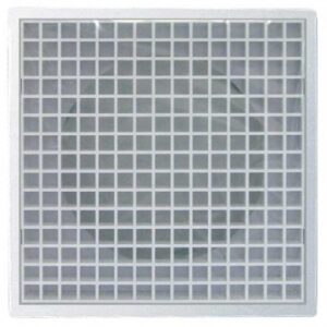 GRILLE, EGGCRATE, WHITE, 100MM