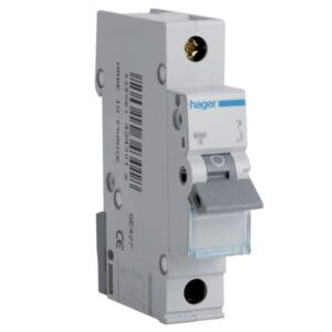 HAGER single phase 6ka circuit breaker
