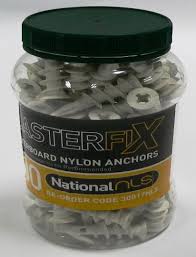 Plasterboard nylon anchors (100 pieces)