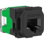 CLIPSAL ICONIC CAT 6 JACK BLACK CL40RJ45SMA6C-BK