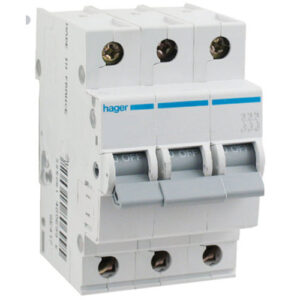 HAGER THREE PHASE 6KA CIRCUIT BREAKER